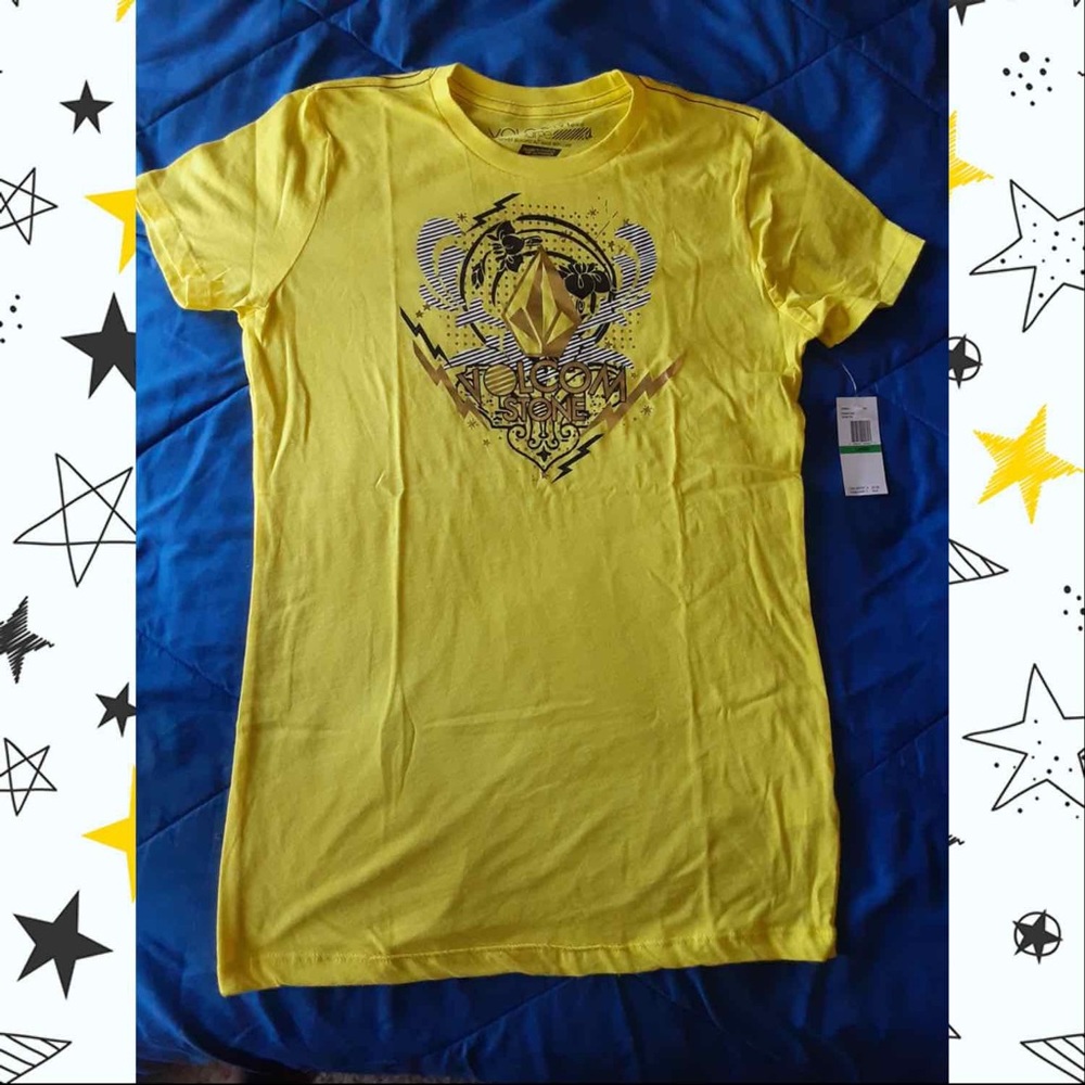 Volcom NWT yellow T-shirt Large